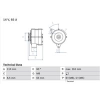 Bosch Lichtmaschine Audi Seat VW