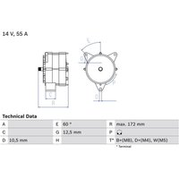 Bosch Lichtmaschine Mercedes T2/L