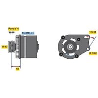 Bosch Lichtmaschine Fiat Cinquecento Panda Seicento Lancia Y10
