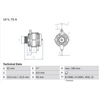 Bosch Lichtmaschine Opel Arena Movano Renault Master Trafic