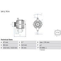 Bosch Lichtmaschine Dacia Opel Renault