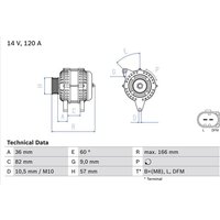 Bosch Lichtmaschine VW Passat