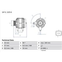 Bosch Lichtmaschine Nissan Renault