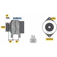 Bosch Lichtmaschine Nissan Navara Np300 Pick