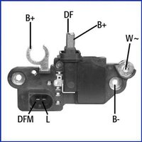 Hueco Regler für Lichtmaschine Audi BMW Ford Mazda Seat Skoda Toyota VW Volvo