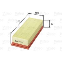 Valeo Luftfilter Citroen Fiat Lancia Nissan Peugeot Renault Rover