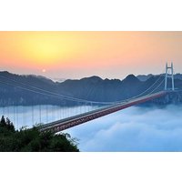 Private Transfer from Zhangjiajie to Fenghuang and stops at Aizhai bridge area