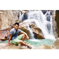 Private Guided Tour Hiking At Ba Ho Waterfall Jumping Cliff Included Lunch
