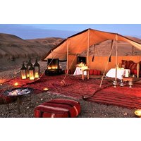 Marrakech: Dinner In Desert Agafay, Sunset Camel Ride & Fire Show