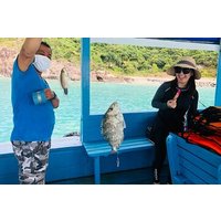 Private Fishing & Snorkeling Trip Included BBQ Lunch By Wooden Boat