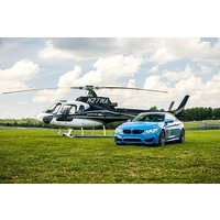 Racecar Driving Experience via Private Helicopter from NYC