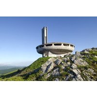 Buzludzha monument and the valley of thracians, roses and wine