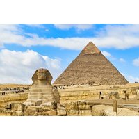 Giza pyramids+Sphinx+The Egyptian Museum