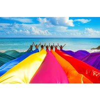 Flying Dress Photoshoot in Barbados