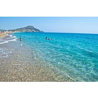 Top attractions of Rhodes including leisure time at the beach.