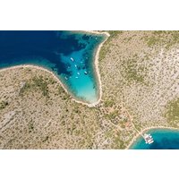 Kornati to island Mana and Kukljica and Beach Lojena Tour by boat