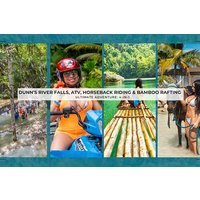Dunn's River Falls, ATV, Horseback Ride and Bamboo Rafting Tour