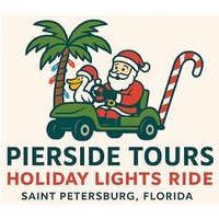 Holiday Lights Golf Cart Ride in Downtown St. Petersburg