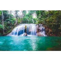 Kanchanaburi Day Trip River Kwai Death Railway and Erawan Falls