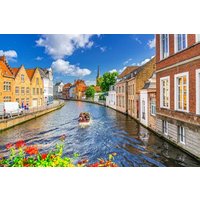 Bruges and Ghent by small group train with boat ride