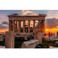 Sunset Tour to Temple of Poseidon with Dinner Stop from Athens