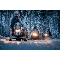 Evening Adventure with Snowmobile and Snacks