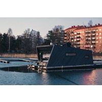 Helsinki Modern Finnish Seaside Floating Sauna Experience