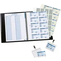 DURABLE Einsteckschild Visitors Book 100