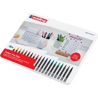 edding Fasermaler 1200 colourpen Metalletui 20 St./Pack.