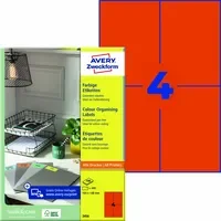 Avery Zweckform Universaletikett 105 x 148 mm (B x H)