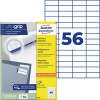 Avery Zweckform Universaletikett ultragrip 52,5 x 21,2 mm (B x H)