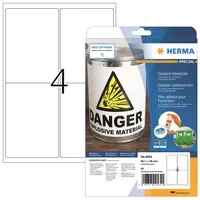 HERMA Folienetikett 99,1 x 139 mm (B x H) 40 Etik./Pack.