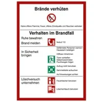 Marahrens Hinweisschild Brände verhüten