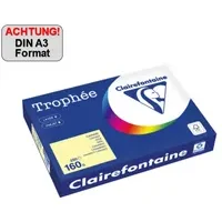 Clairefontaine Kopierpapier Trophée Color DIN A3 160 g/m² 250 Bl./Pack.