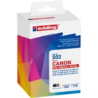 edding Tintenpatrone Kompatibel mit Canon PGI-550XL/CLI-551XL schwarz, cyan, magenta, gelb