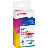 edding Tintenpatrone Kompatibel mit Canon CL-561XL cyan/magenta/gelb