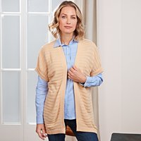 3PAGEN Sichern Sie sich 33% Rabatt auf eine beige Strickweste 4068456460393