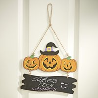 30% Rabatt auf selbstbeschreibbares HalloweenTürschild von 3PAGEN