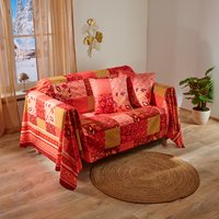 3PAGEN Tagesdecke Patchwork 145 x 220 cm Eldo