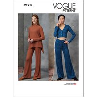 Vogue Sewing Pattern 1914 (Y) - Misses' Cardigan, Tunic and Pants