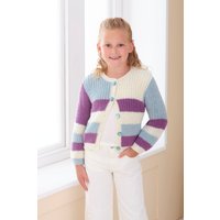 King Cole Orchard DK Sweater and Cardigan 6260 Knitting Pattern Paper Copy 3 - 11 years