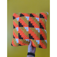 WoolBox 70s Inspired Crochet Cushion Kit in Stylecraft Special DK 4 x 100g