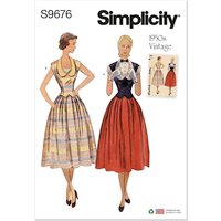 Simplicity Sewing Pattern 9676 (H5) Misses' Two-Piece Dresses 6-14