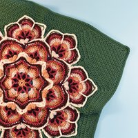 Bloomin' Summer Blanket CAL in WoolBox Imagine Classic & Lullaby DK Tea Rose