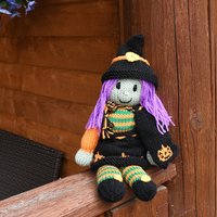 Halloween Witch Doll in WoolBox Imagine Classic DK - Yarn Pack Only