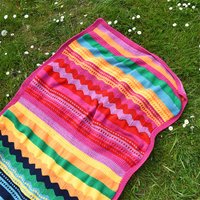 Knitted LGBT Pride Month Temperature Blanket WoolBox Imagine Classic DK Kit