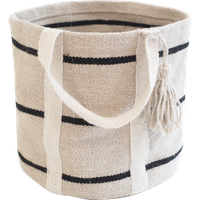 Más de 3500 Artículos en Leroy Merlin con Descuentos (Desde -40% a -90%) 149 Cesta descriptivo basket beige y negro 30x30x30 cm