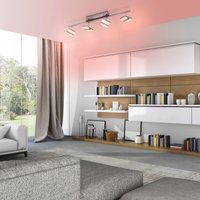 Más de 3500 Artículos en Leroy Merlin con Descuentos (Desde -40% a -90%) 126 Barra de 4 focos módulo led gris 12 cm 1100 lm