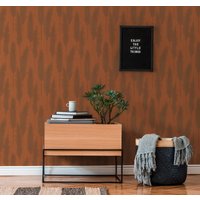 Más de 3500 Artículos en Leroy Merlin con Descuentos (Desde -40% a -90%) 72 Papel pintado vinílico hygge naranja 0,53 x 10,05 metros