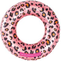 Float Swim Essentials Leopard Rose Gold Kids 55 cm